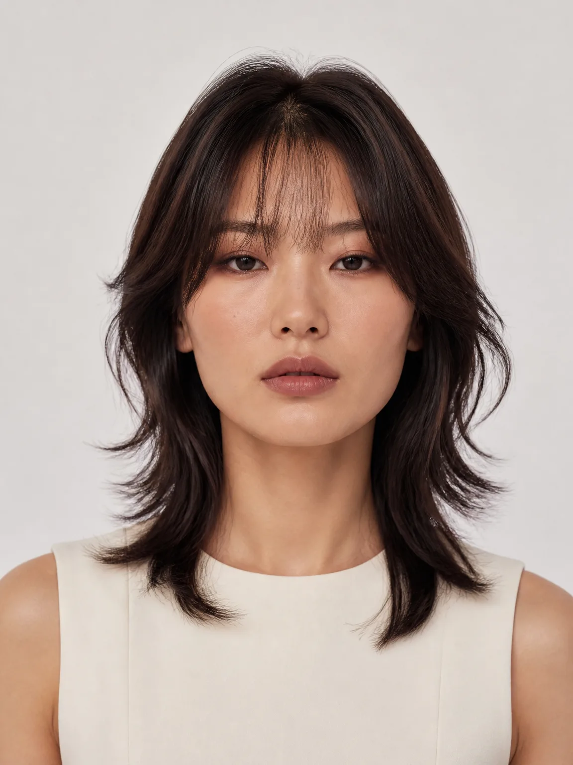 Korean See-Through Fringe Layers
