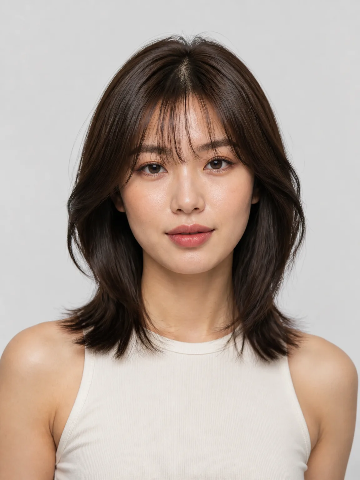 Korean See-Through Fringe Layers