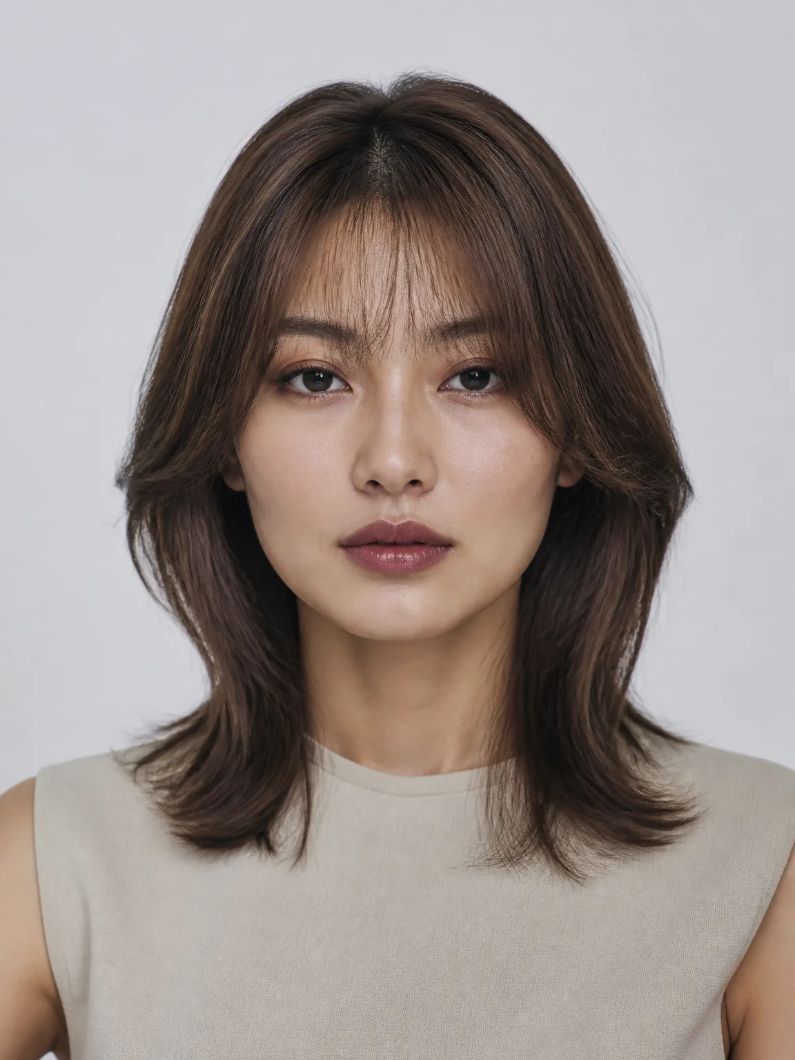 Korean See-Through Fringe Layers