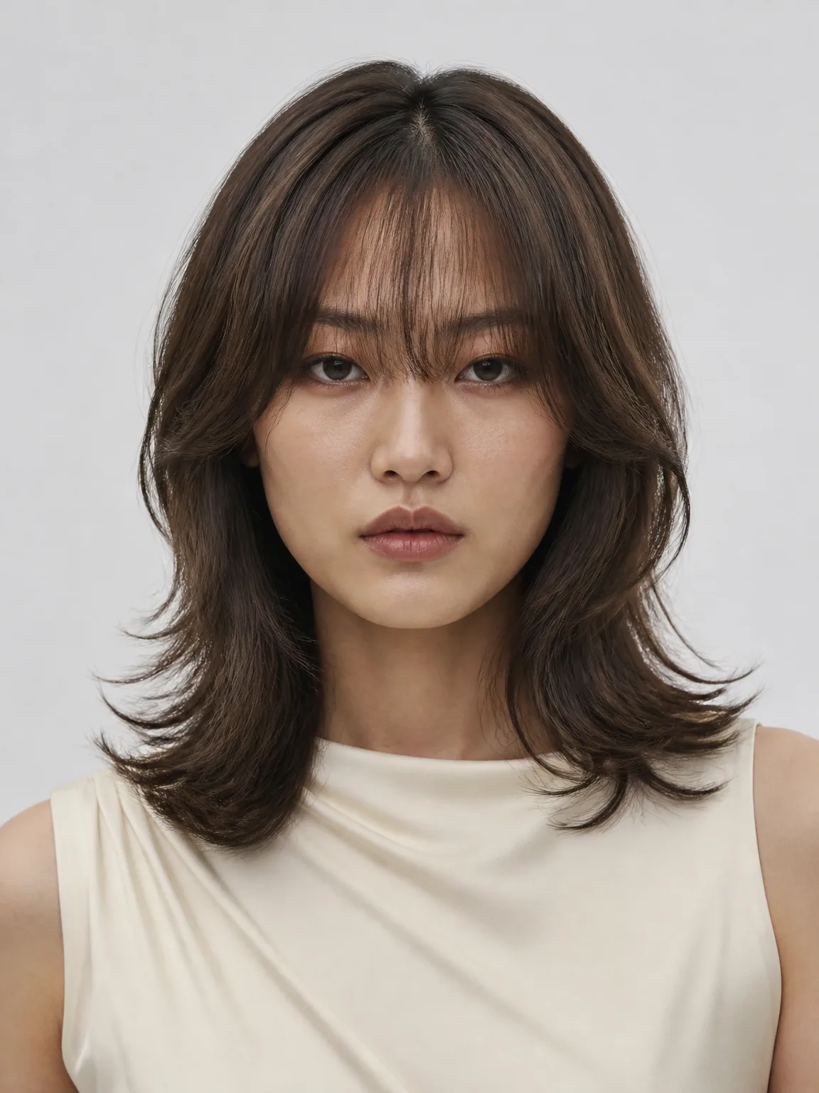 Korean See-Through Fringe Layers
