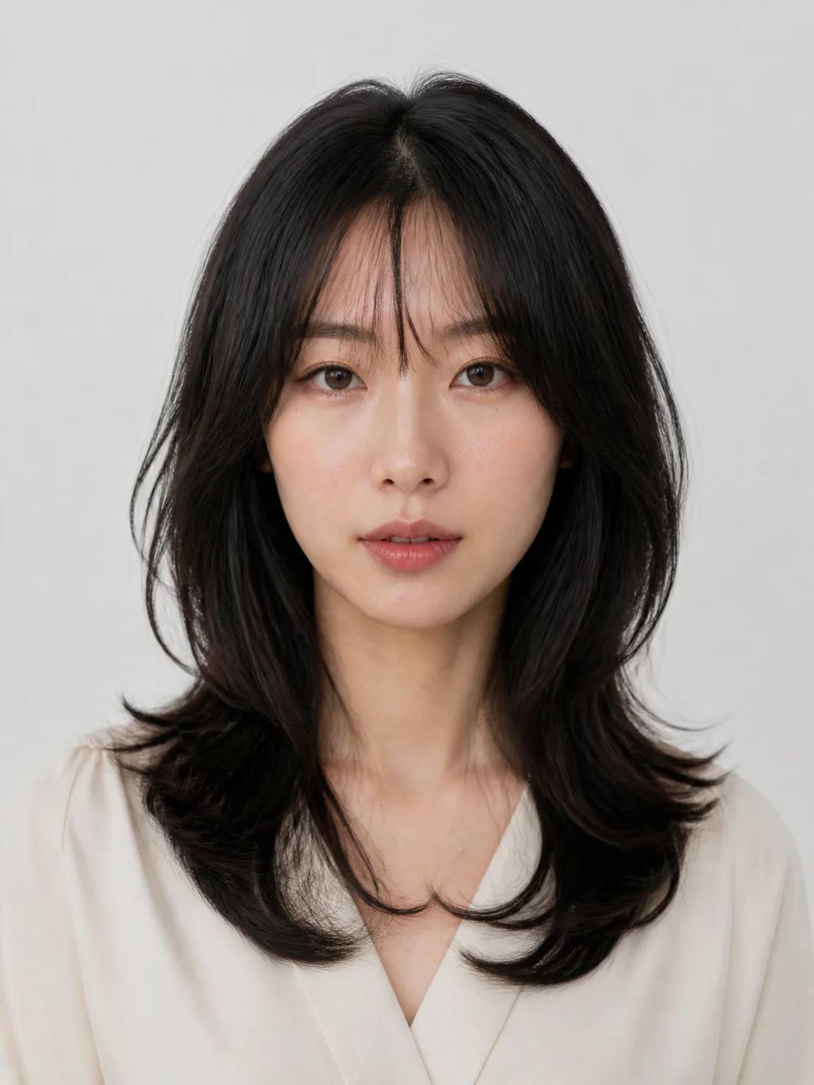 Korean See-Through Fringe Layers