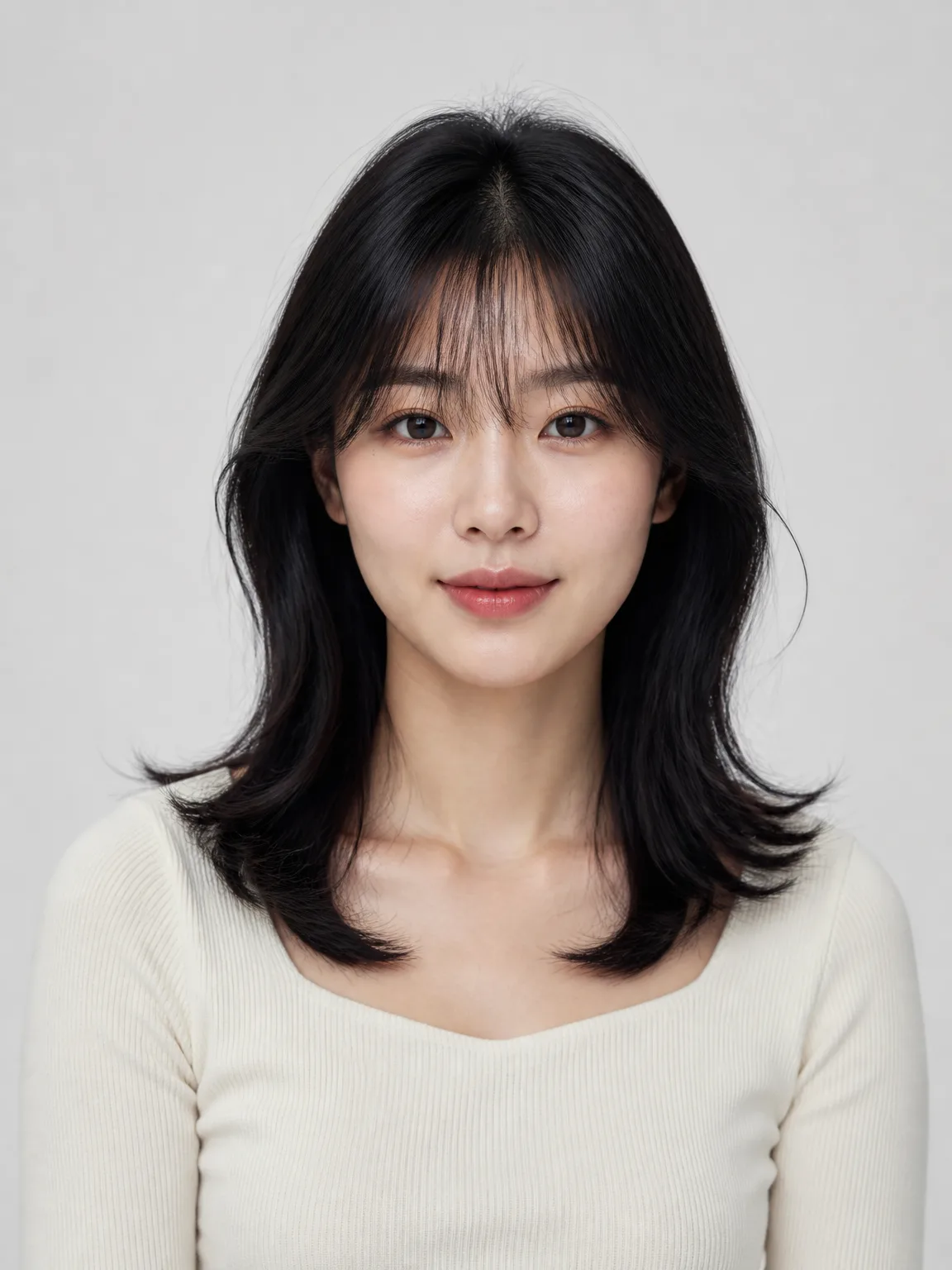 Korean See-Through Fringe Layers