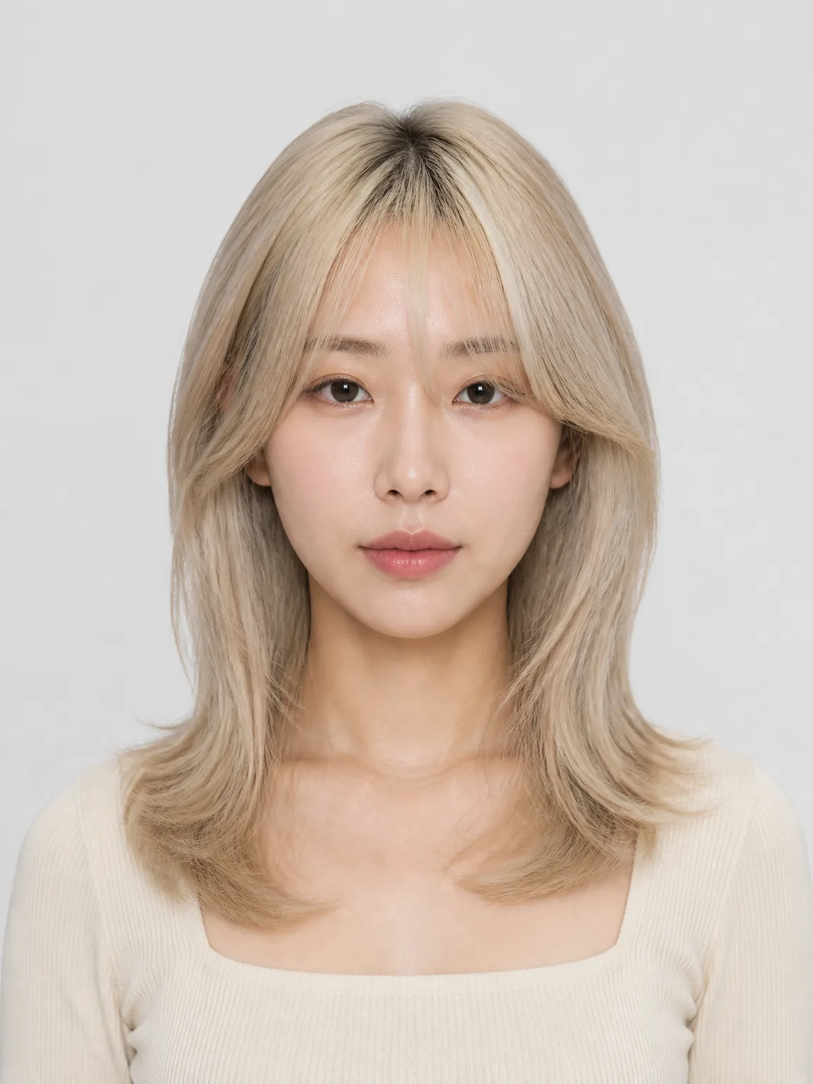 Korean See-Through Fringe Layers