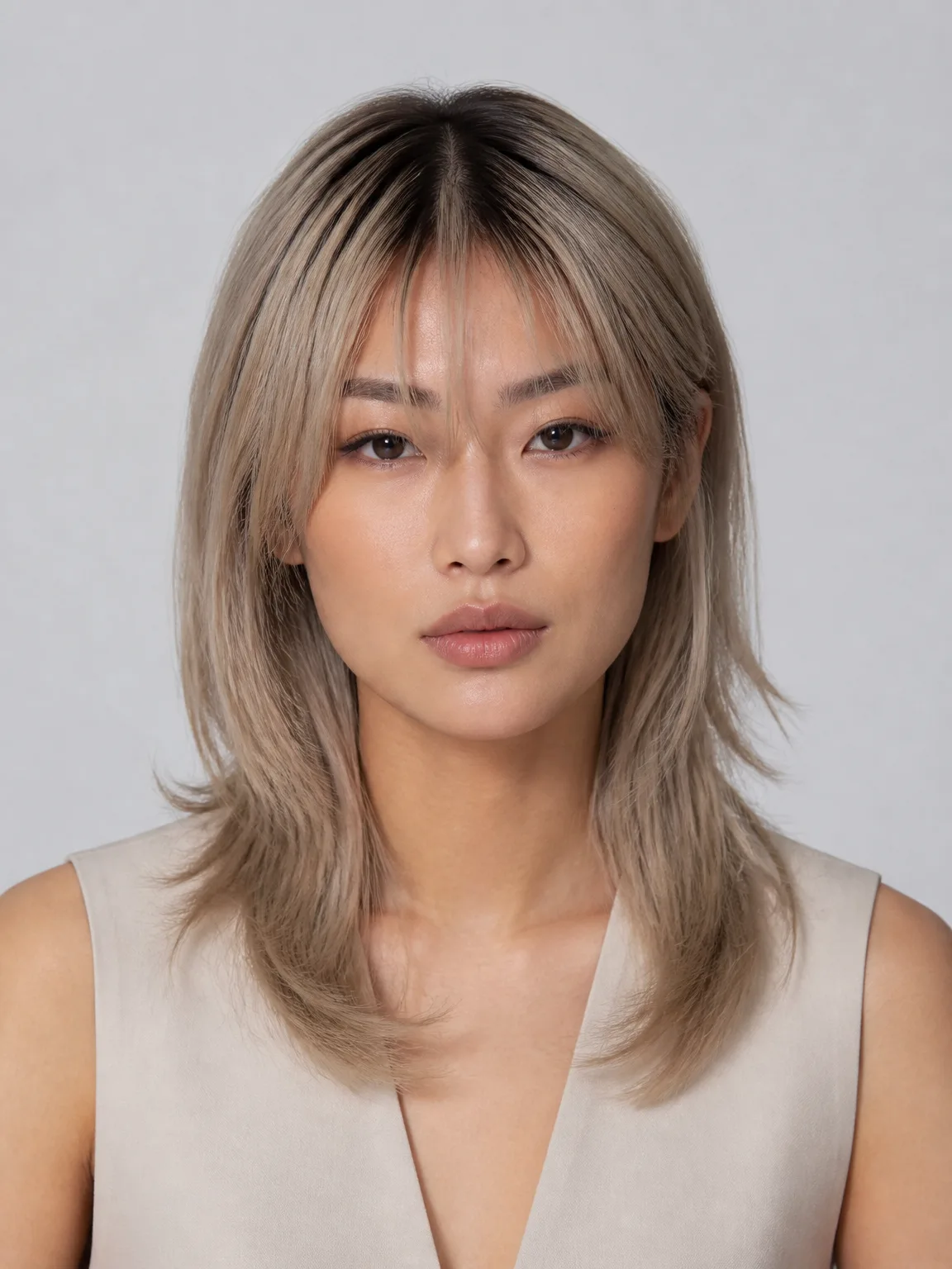 Korean See-Through Fringe Layers
