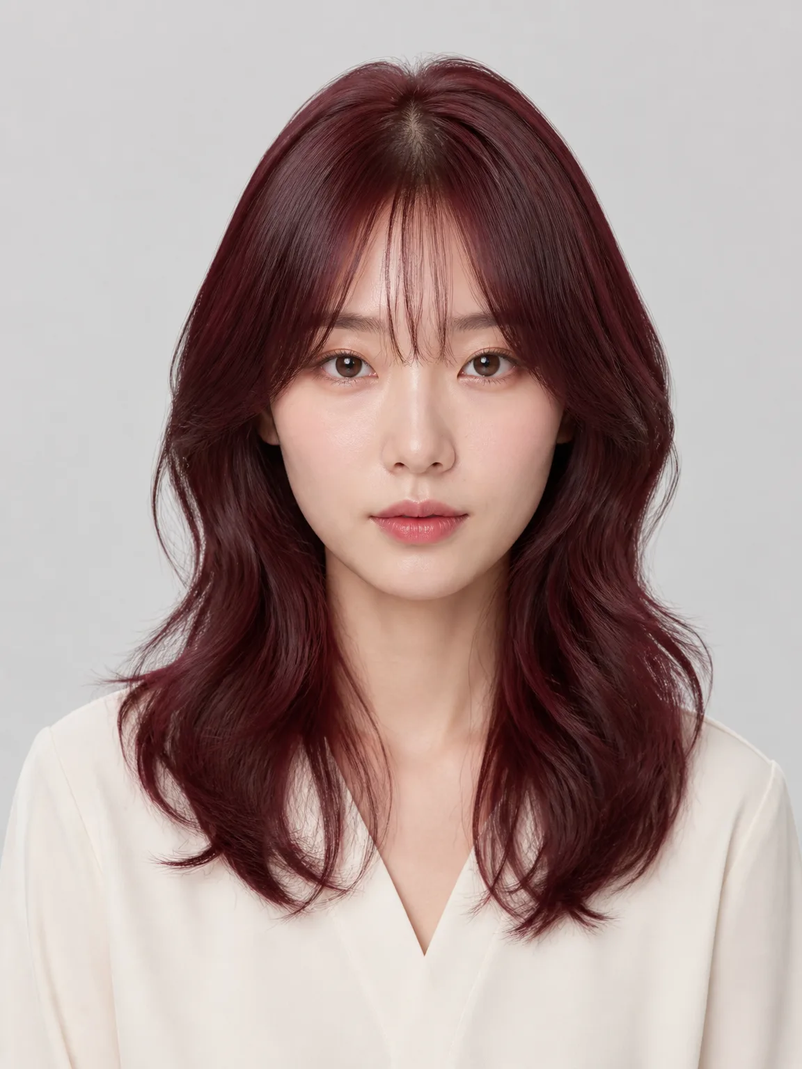 Korean See-Through Fringe Layers