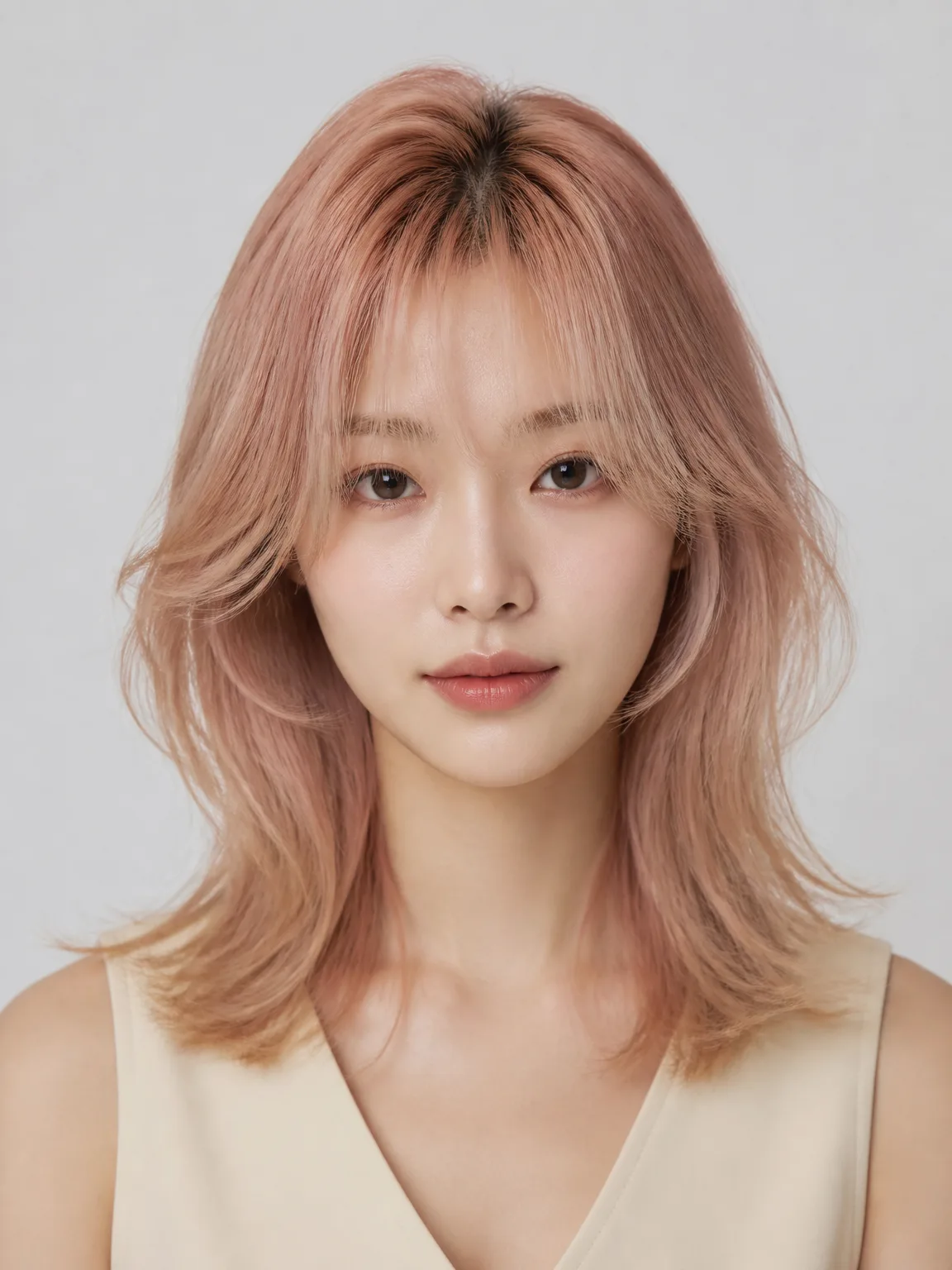 Korean See-Through Fringe Layers