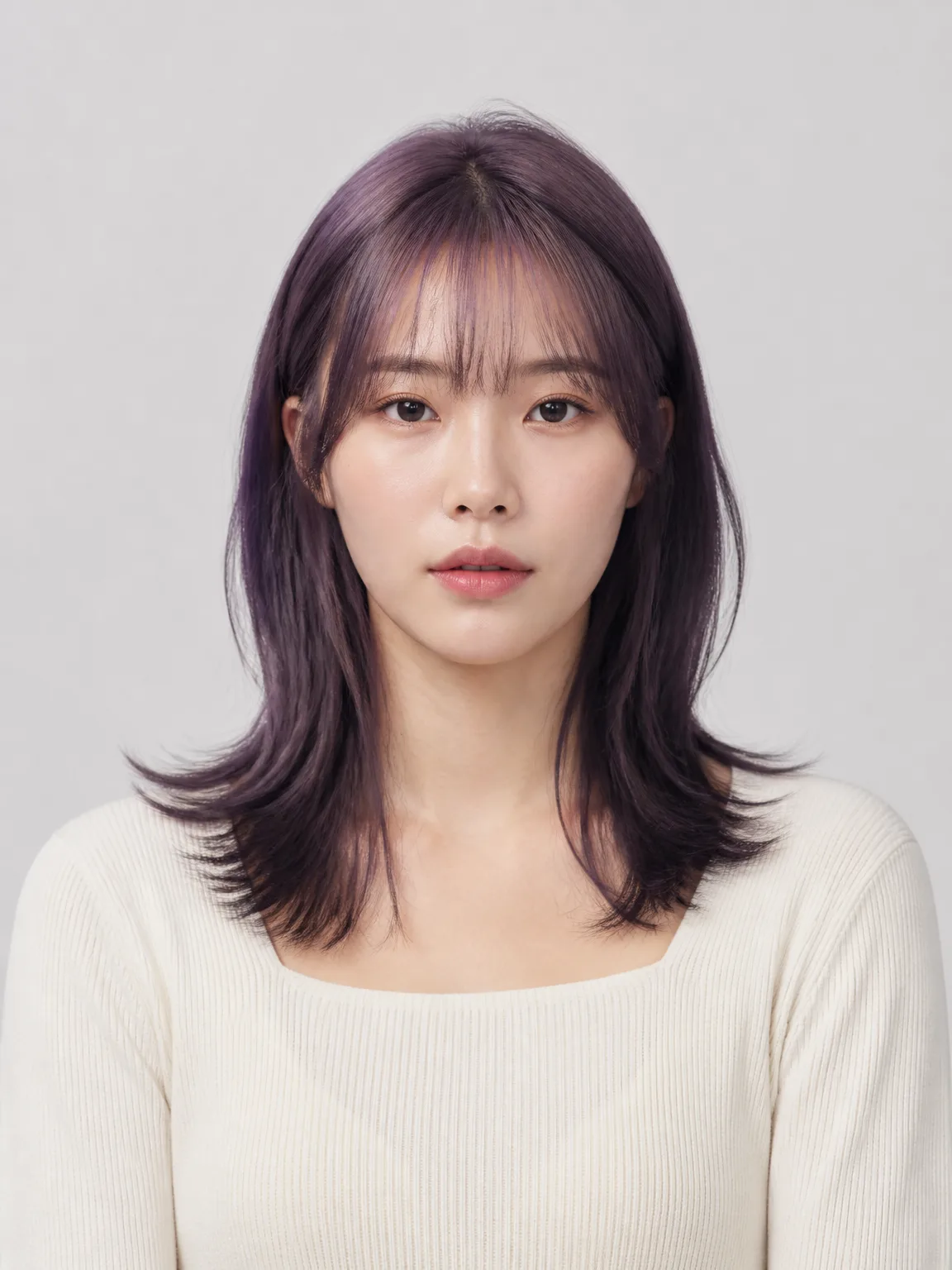Korean See-Through Fringe Layers