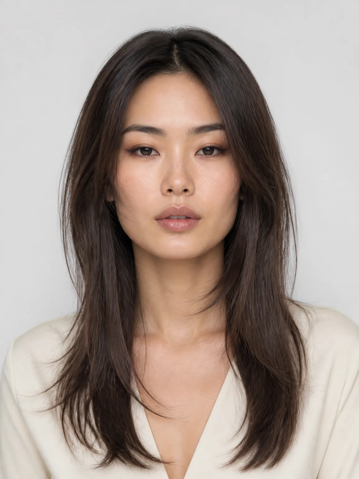 Korean Face-Framing Layers