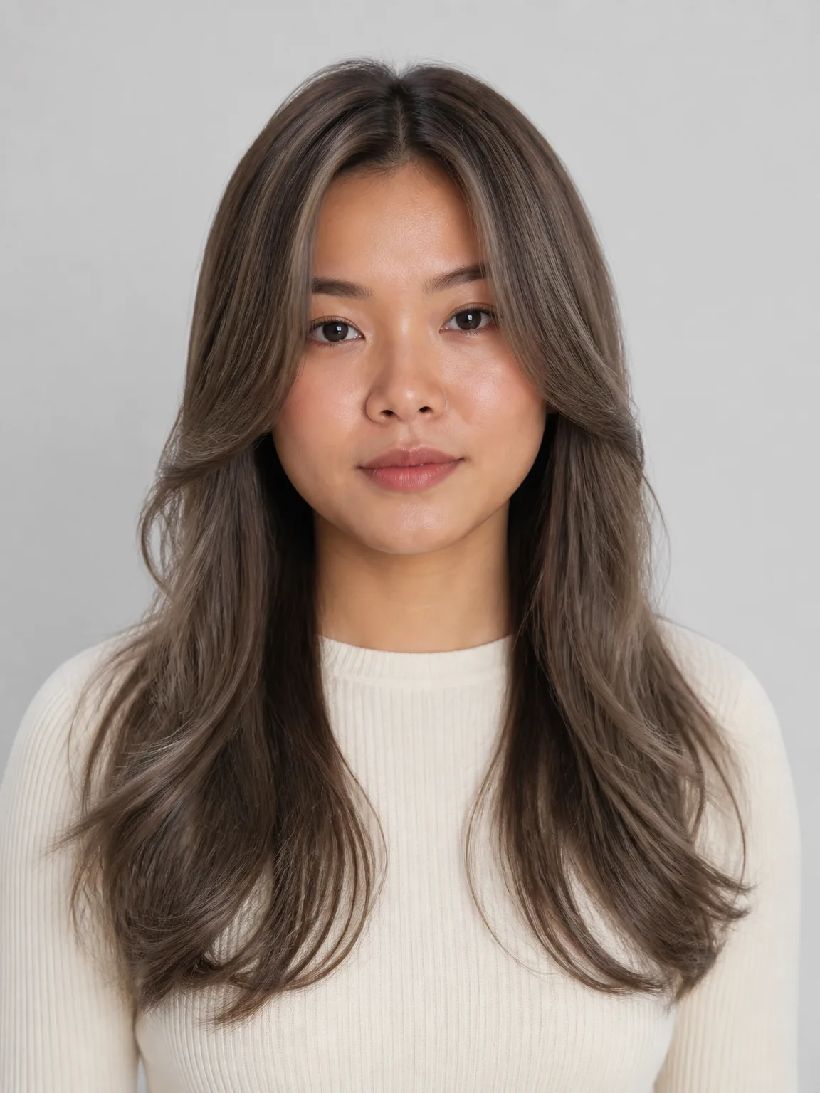 Korean Face-Framing Layers