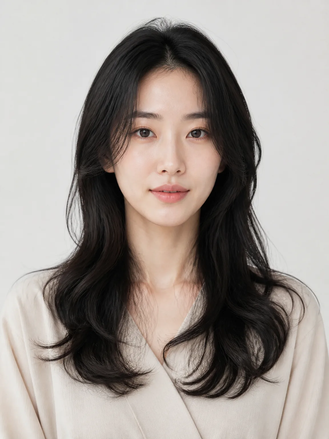 Korean Face-Framing Layers