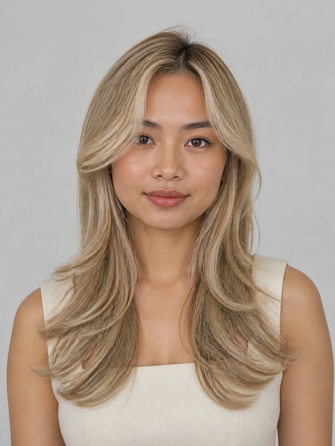 Korean Face-Framing Layers