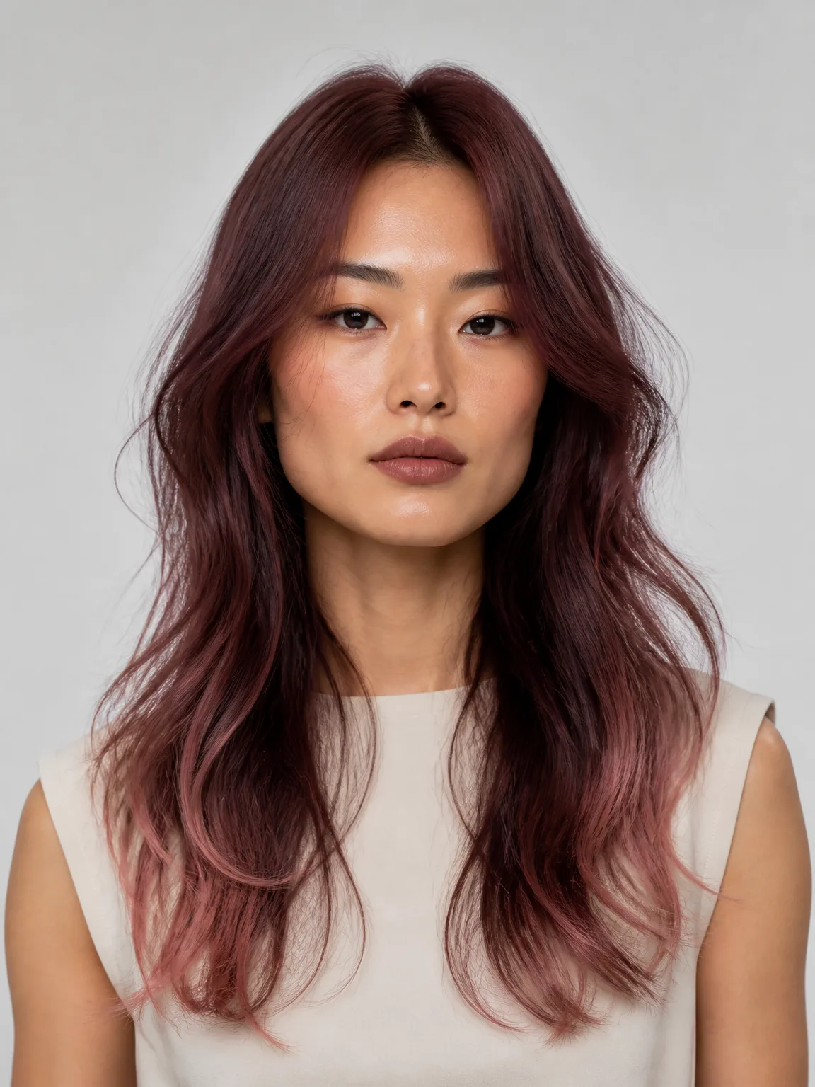 Korean Face-Framing Layers