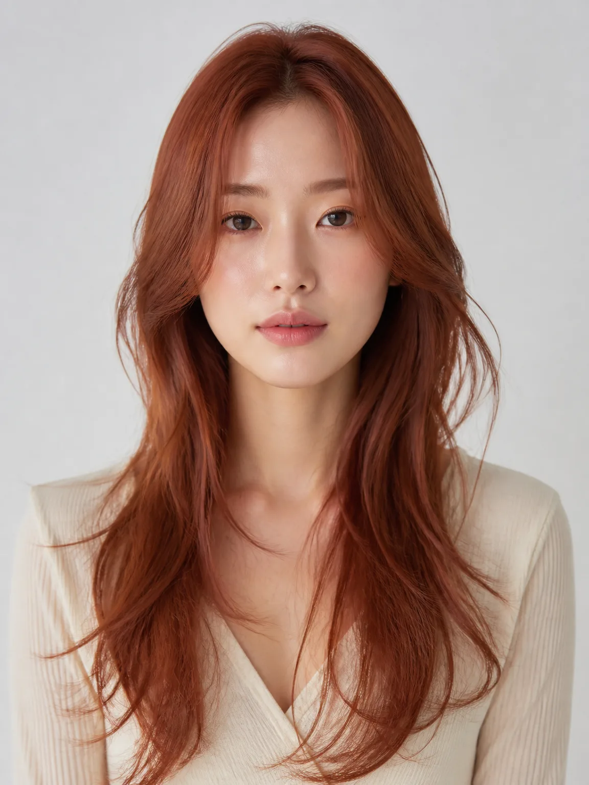 Korean Face-Framing Layers