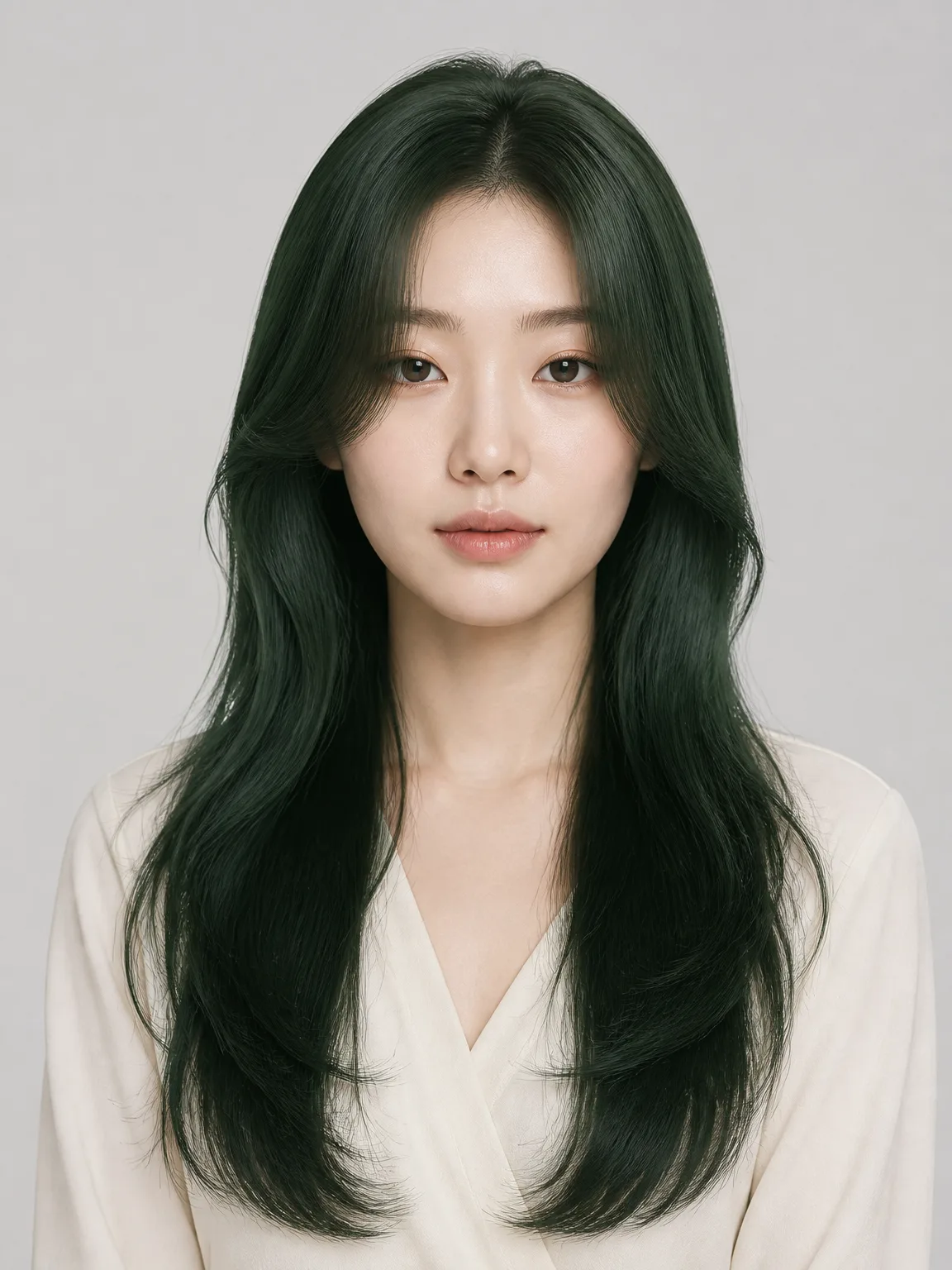 Korean Face-Framing Layers