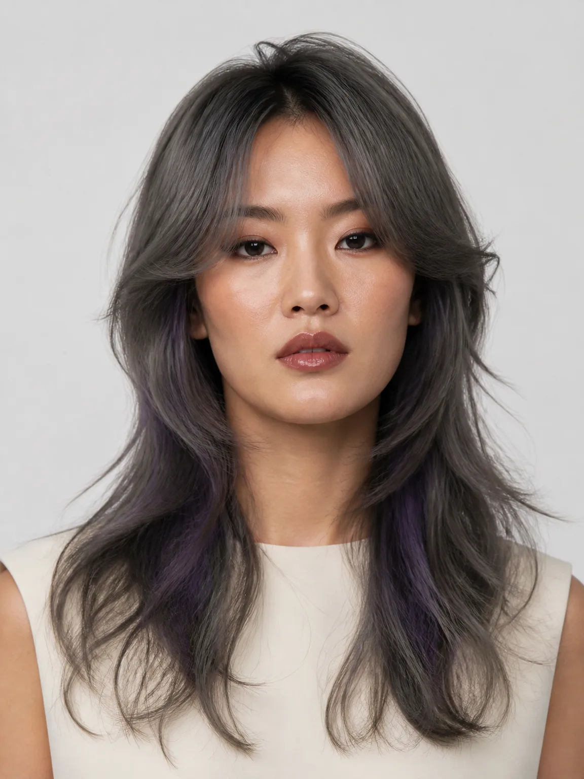 Korean Face-Framing Layers