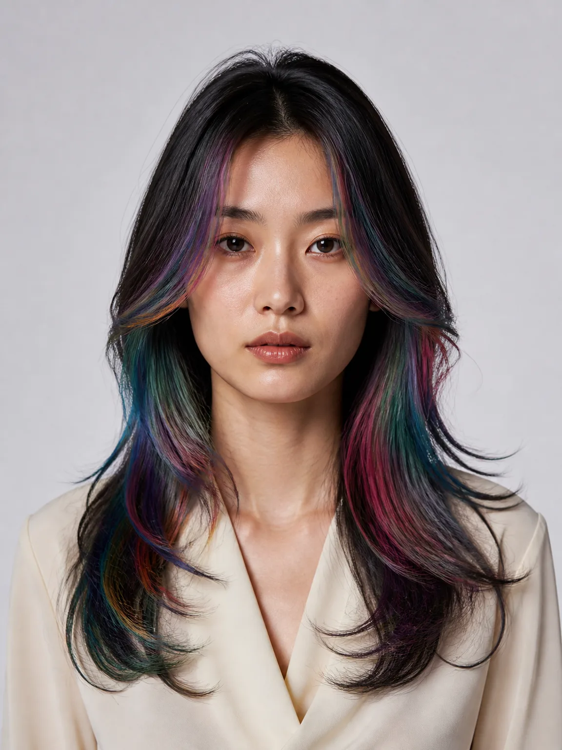 Korean Face-Framing Layers